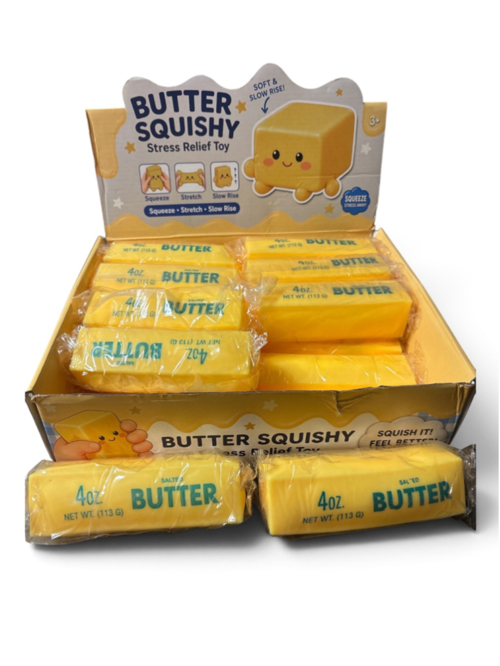 Butter Squishy Stress Relief Toy - 2set